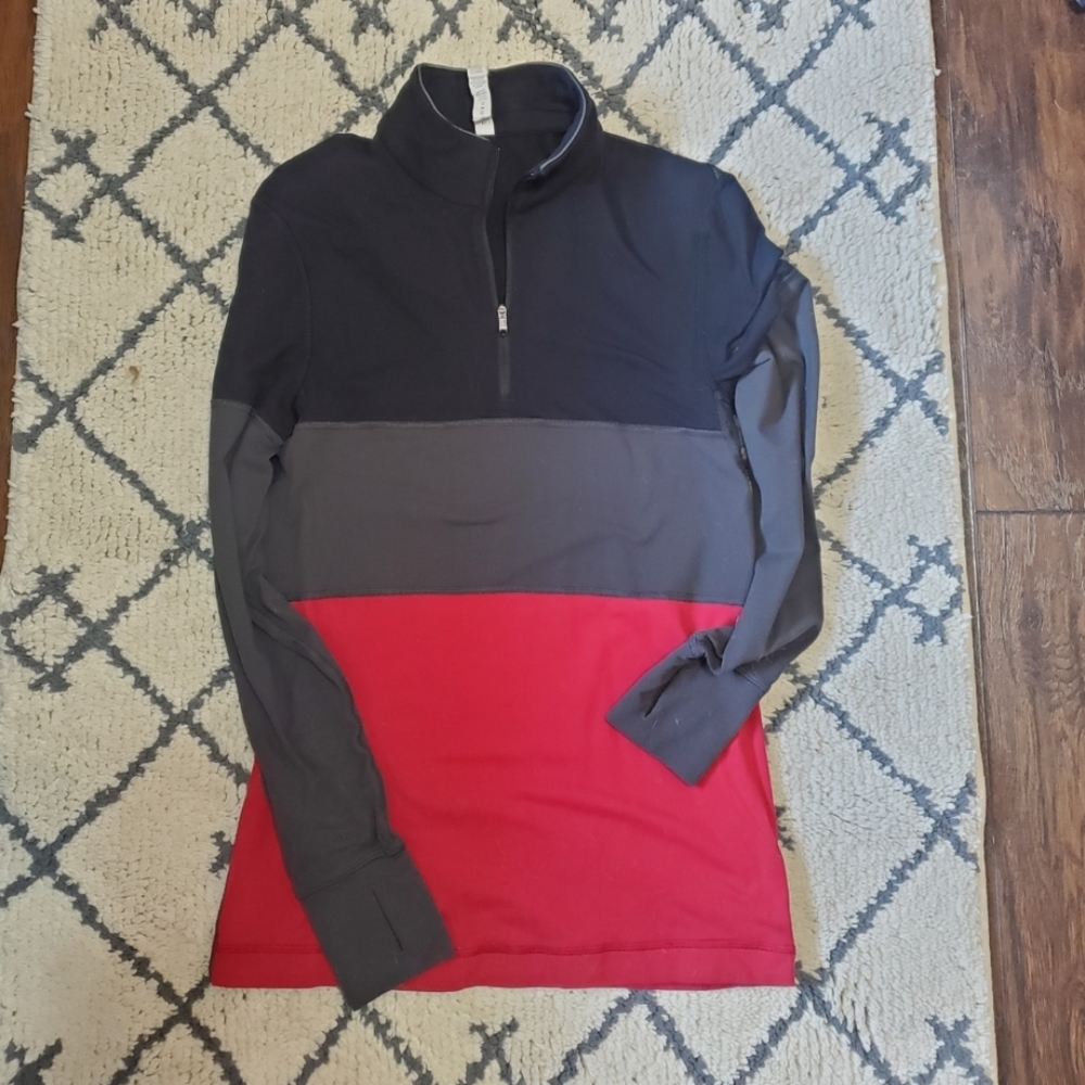 Lululemon Quarter-Zip Color Block Pullover